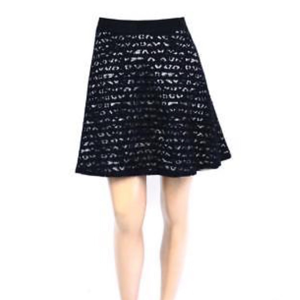Beautiful navy and white lace skirt